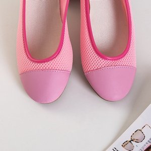 OUTLET Rózsaszín női balerinák Manolita - Cipők