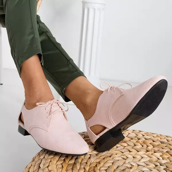OUTLET Rózsaszín női cipő Fairy kivágással - Cipő