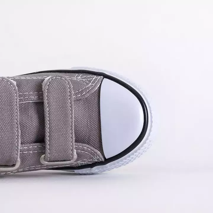 OUTLET Szürke gyermekcipő tépőzáras Pueritia -val - Cipő