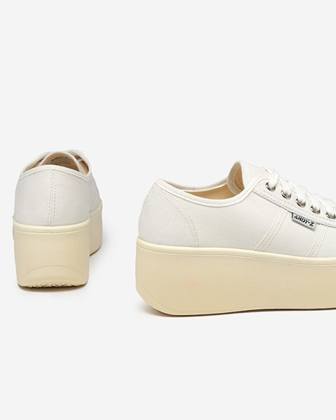 OUTLET White - ekrü sportcipők a Darru- Footwear platformon