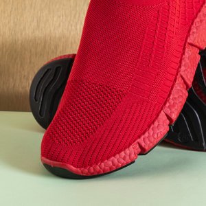 Piros Dovevo férfi felcsúsztatható sportcipő - Cipő