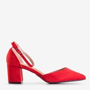Piros női szandál a Rumil oszlopon - cipő