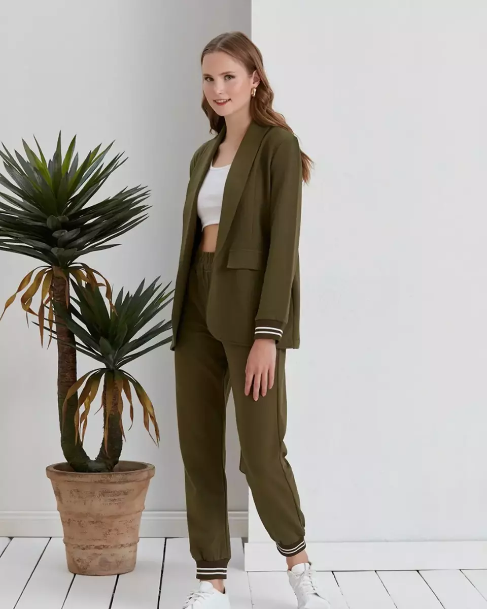 Royalfashion Khaki 2 részes női szett