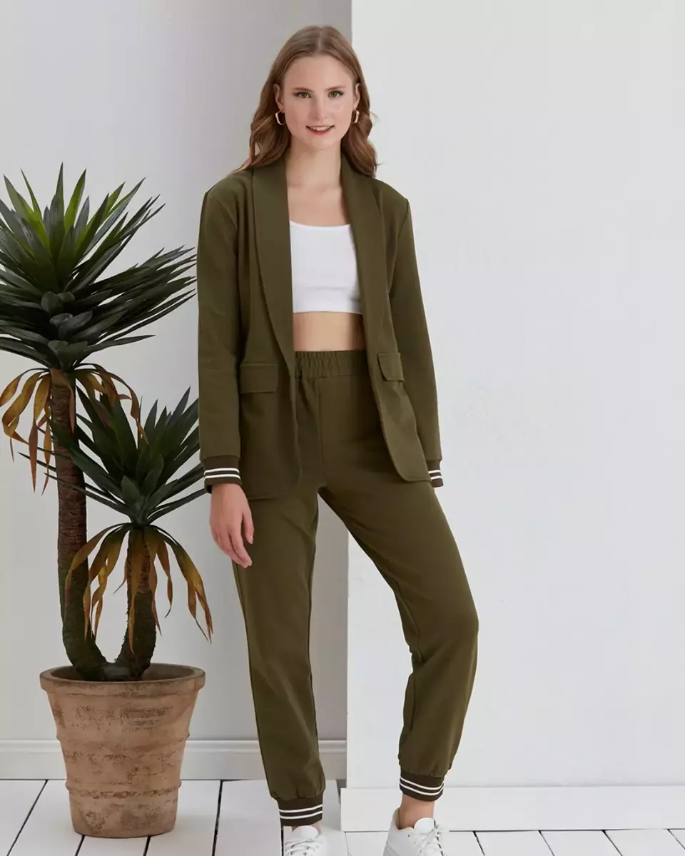 Royalfashion Khaki 2 részes női szett