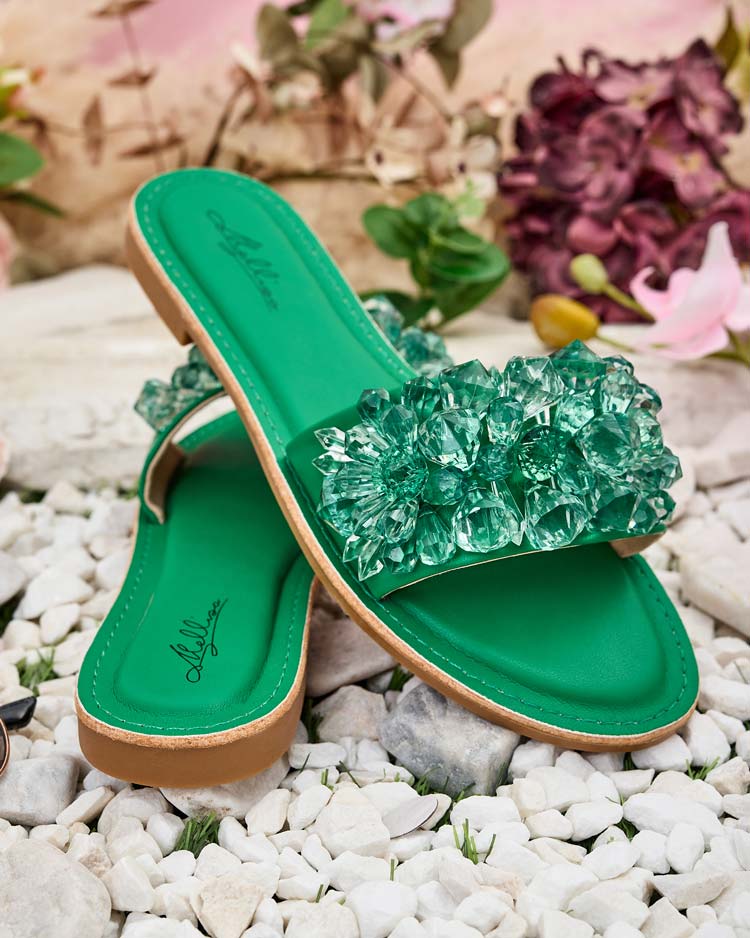 Royalfashion Női Loberra strasszos flip-flop