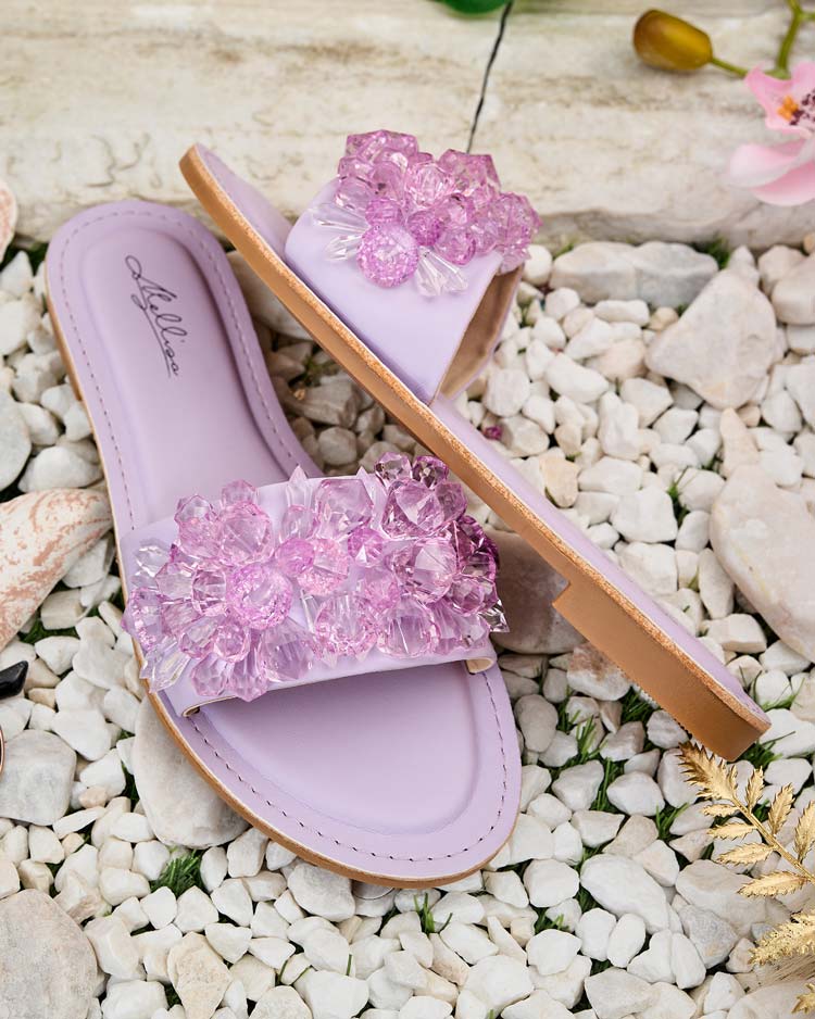 Royalfashion Női Loberra strasszos flip-flop