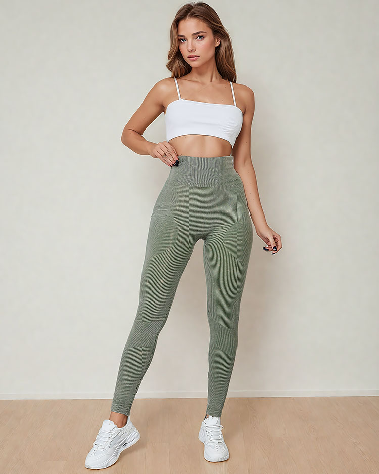 Royalfashion Női bordázott leggings