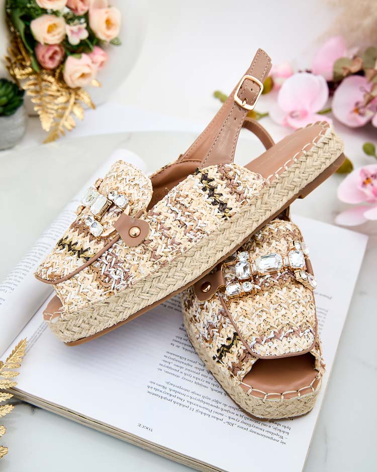 Royalfashion Női espadrilles nyitott orral