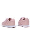 Różowe dziewczęce buty sportowe Samina - Obuwie