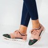 Różowe sportowe buty ze wstawkami moro Jomix - Obuwie