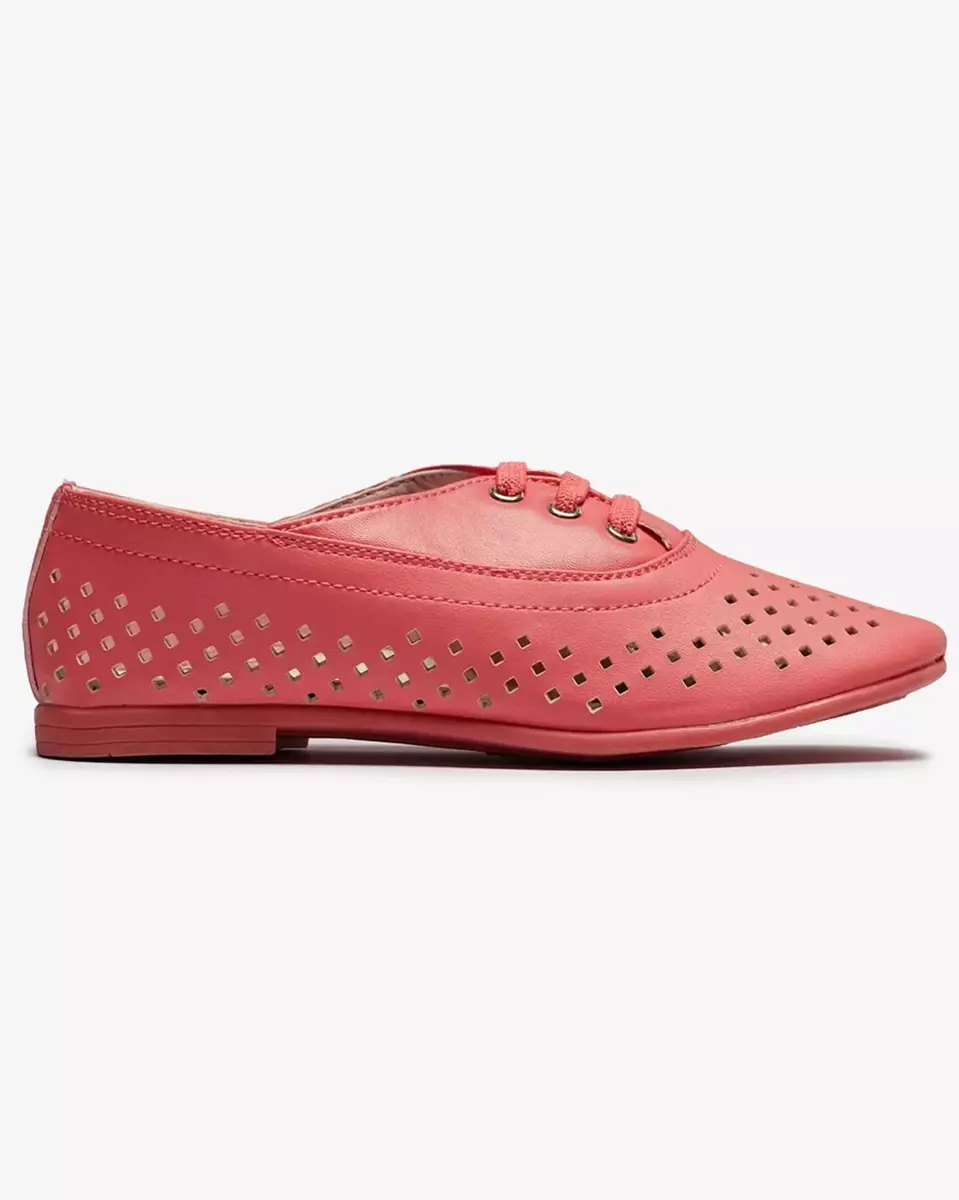 Rózsaszín, áttört gyermek mokaszin Janno- Footwear