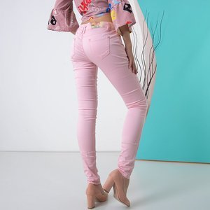 Rózsaszín női nadrág - ruházat