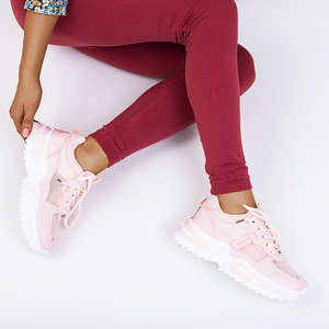 Rózsaszín női sportcipő vastag talppal Cerina - Sport