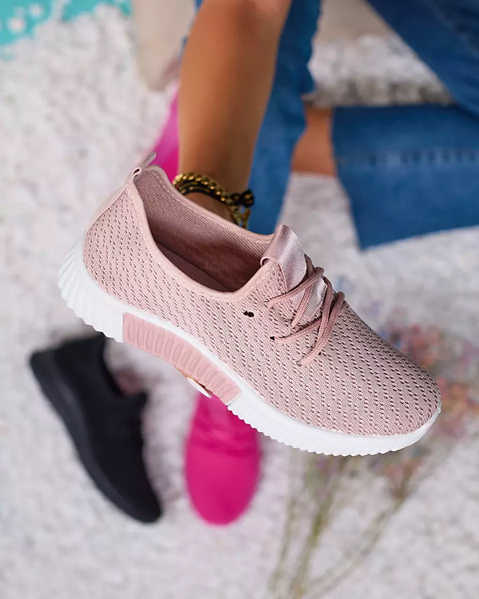 Rózsaszín női szövet sportcipő Vobbu- Footwear