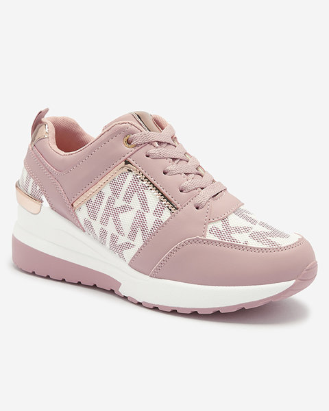 Rózsaszín női tornacipő rejtett horgonnyal Qasvy- Footwear