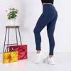 Sötétkék női PLUS SIZE jeggings - Nadrág