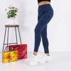 Sötétkék női PLUS SIZE jeggings - Nadrág