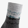 Sötétszürke női zokni norvég mintával 3 / csomag - Zokni