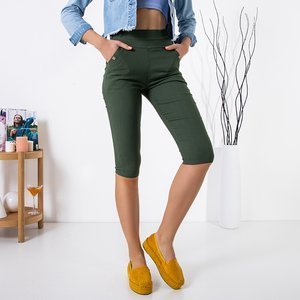 Sötétzöld női rövid zsebtartók - ruházat