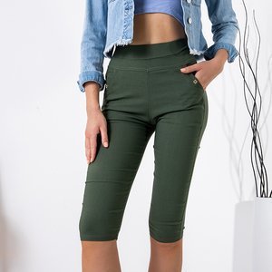 Sötétzöld női rövid zsebtartók - ruházat