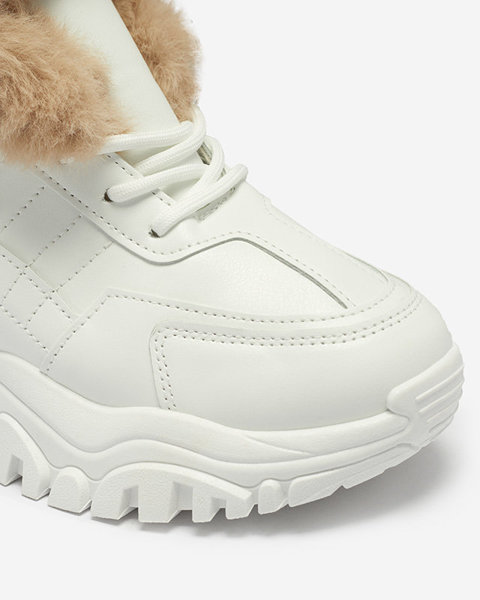 Sport fehér bundás női cipő Flixi - Lábbeli