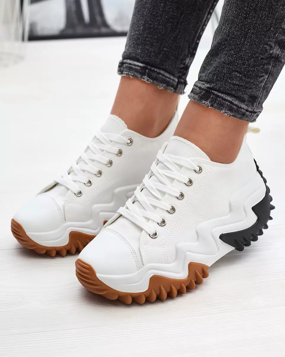 Sportcipő a'la tornacipő fehér színben Ascota- Footwear