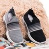 Szare sportowe buty damskie typu slip - on Rainbow - Obuwie