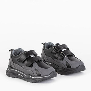 Szürke és fekete gyerek tornacipő Gulli- Shoes