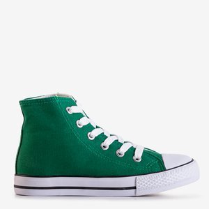 Zöld gyermek magas sarkú cipők Wikitoria - Ruházat